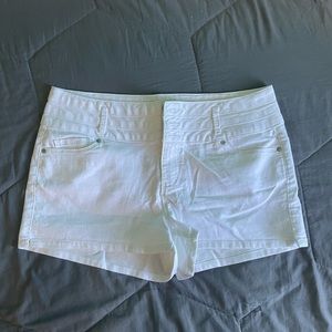 BlueSpice white denim shorts